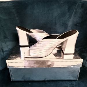 SIGERSON MORRISONLAMINATED NAPPA MULES